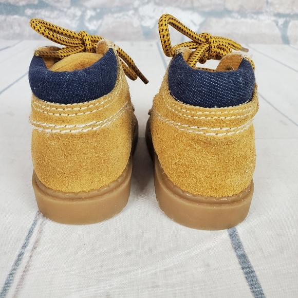 2/$25 Smartfit Toddler Suede Work Boots Tan Size 2 Unisex - Picture 6 of 13